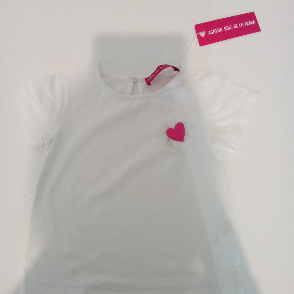 Agatha Ruiz De la prada streamers t shirt NWT